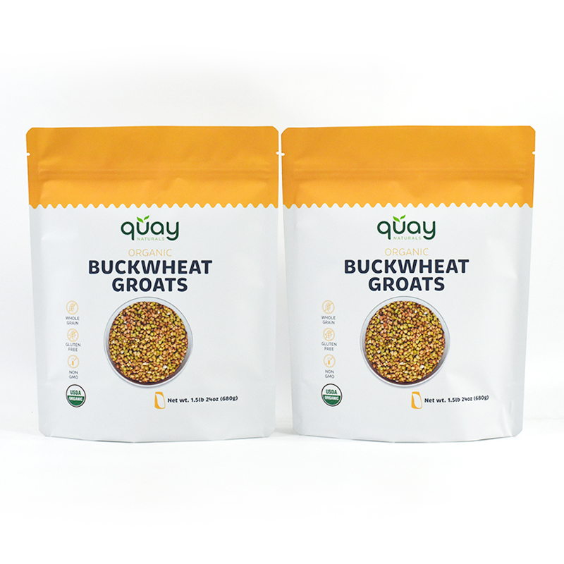 Customized Food Packaging Stand up Pouch with Plow Bottom for Buckwheat Groats - image 3