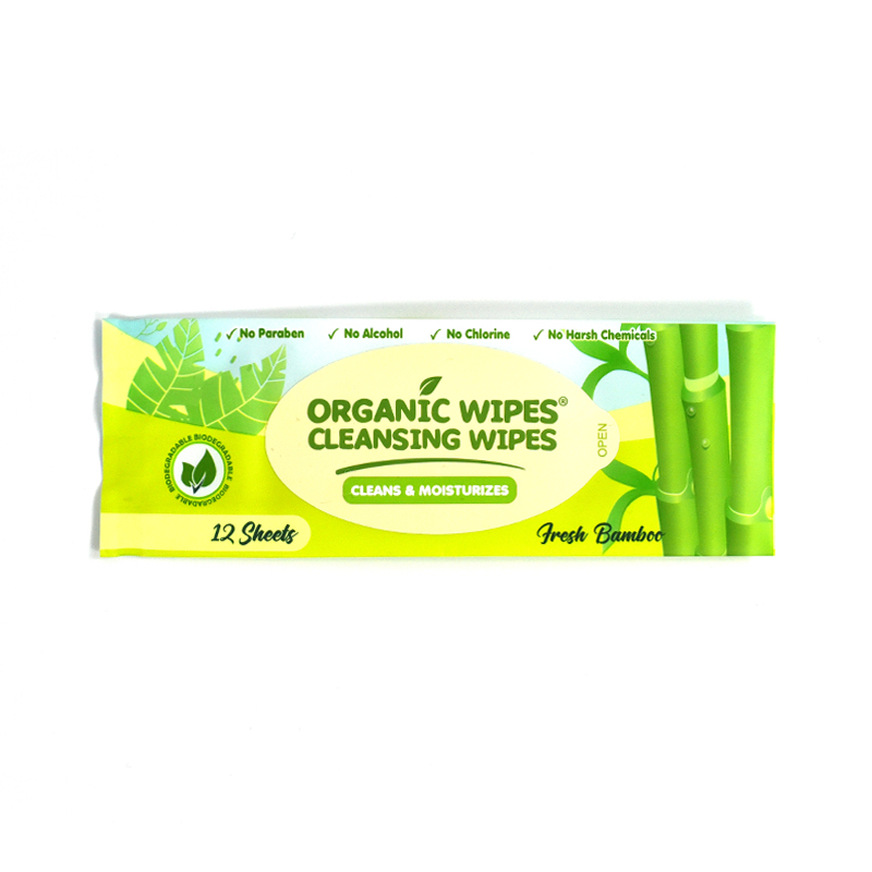 Customized Heat Seal Waterproof Side Gusset Bag for Cleansing Wipes