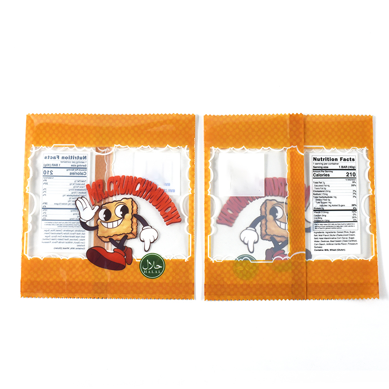 Factory Price Customized Back Sealed Bag with Window for Popcorn Snacks - image 4