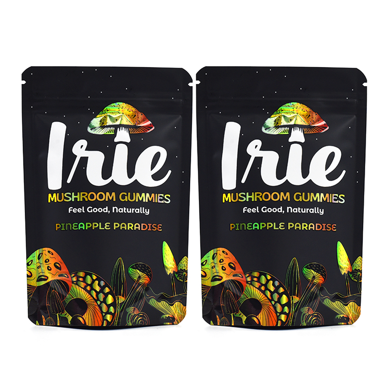 Customized UV Effect Sun Proof Stand up Pouch with Zipper for Cannabis - image 2