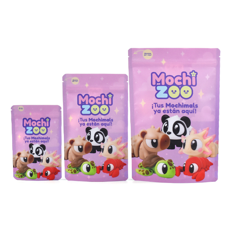 Free Sample For Check Customized Size Stand up Pouch for Toy Packaging Bag