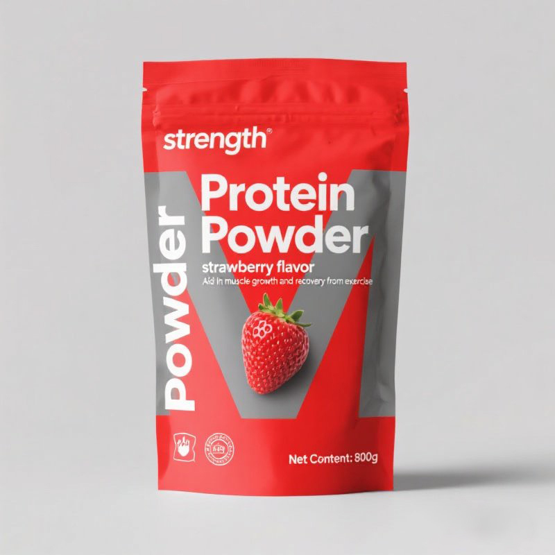 Customized 800G Matte Finish High Quality Stand up Pouch for Protein Powder Mylar Bag - image 4