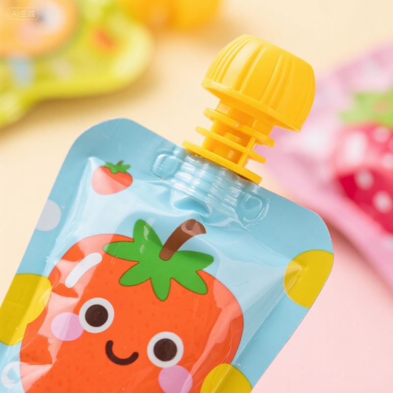 Customized Totally Personalized Baby Food Spouted Pouch for Organic Fruit Puree - image 6