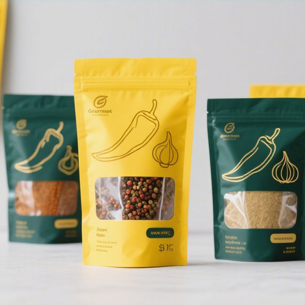 Custom Printed Multi-layer Composite Stand up Pouch with Resealable Zipper for Seasoning - image 3