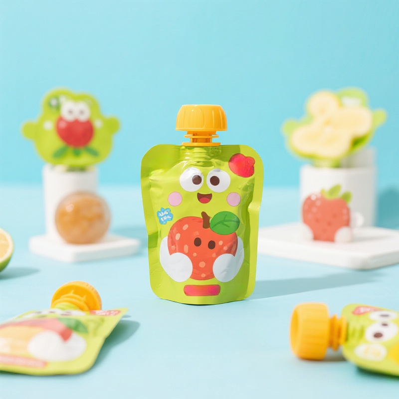 Customized Food Grade Spout Pouch with Shaped Spout for Fruit Juice Drink - image 6