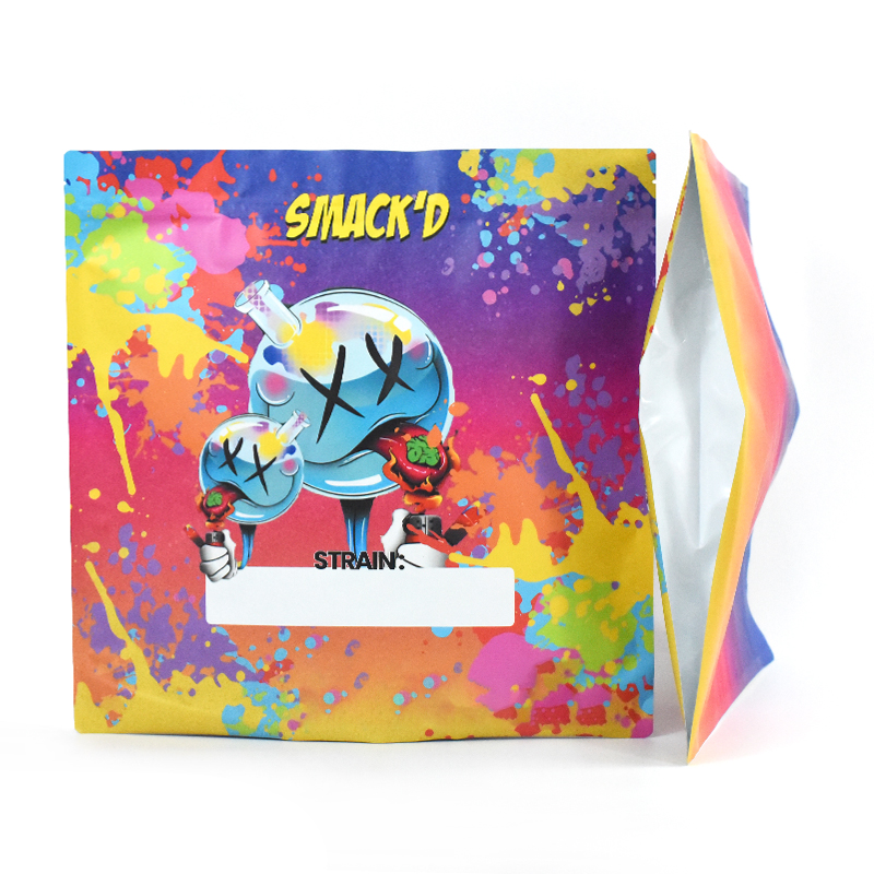 Customized Size Large Capacity Aluminum Foil Stand up Pouch for Hemp Product - image 2