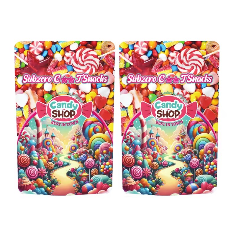 Low MOQ Food Grade Plastic Packaging Bags with Custom Design for Sweet Candy - image 2