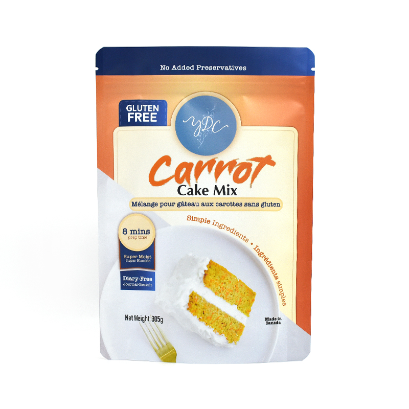 Customized Food Packaging Stand up Pouch with Ziplock for Cake Mix - image 3