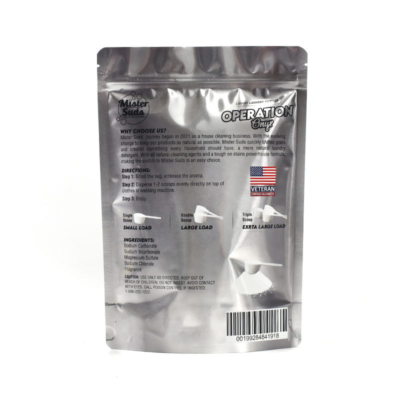 High End Customized Stand up Pouch with Zipper for Luxury Laundry Powder - image 4