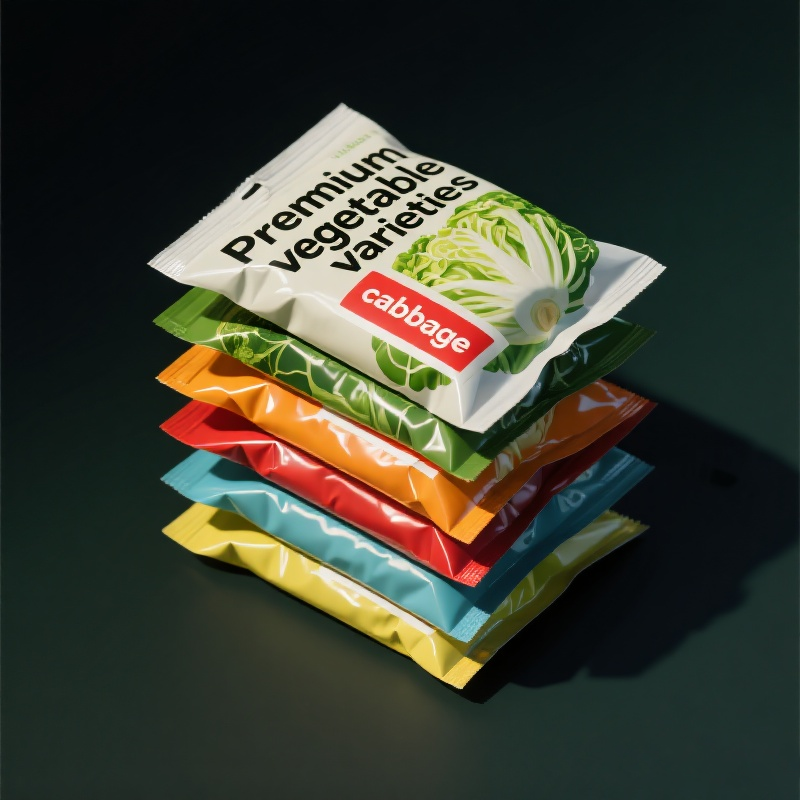 Free Sample Customized Three Side Seal Pouch with Window for Vegetable Seeds - image 6