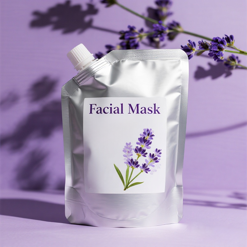 Customized Own Design Logo Stand up Pouch with Spout for Skin Care Facial Mask - image 5