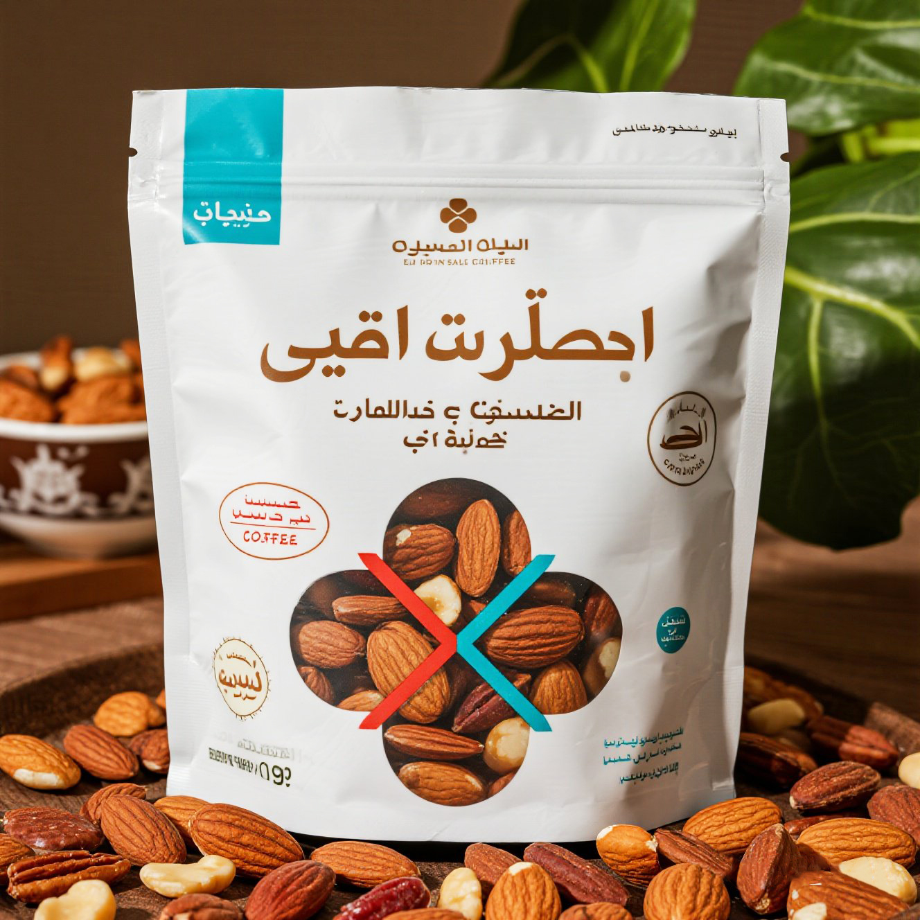 Custom Printed Oxygen Barrier Stand up Ziplock Pouch for Mixed Nuts Mylar Bag - image 5