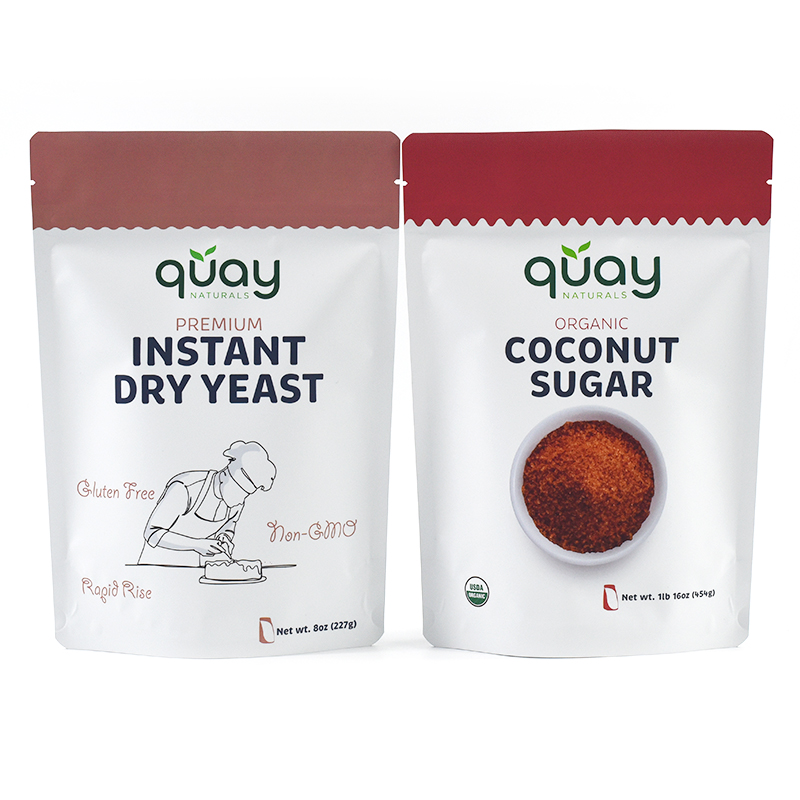 New Trend Customized Soft Touch Film Stand up Pouch for Instant Dry Yeast - image 5