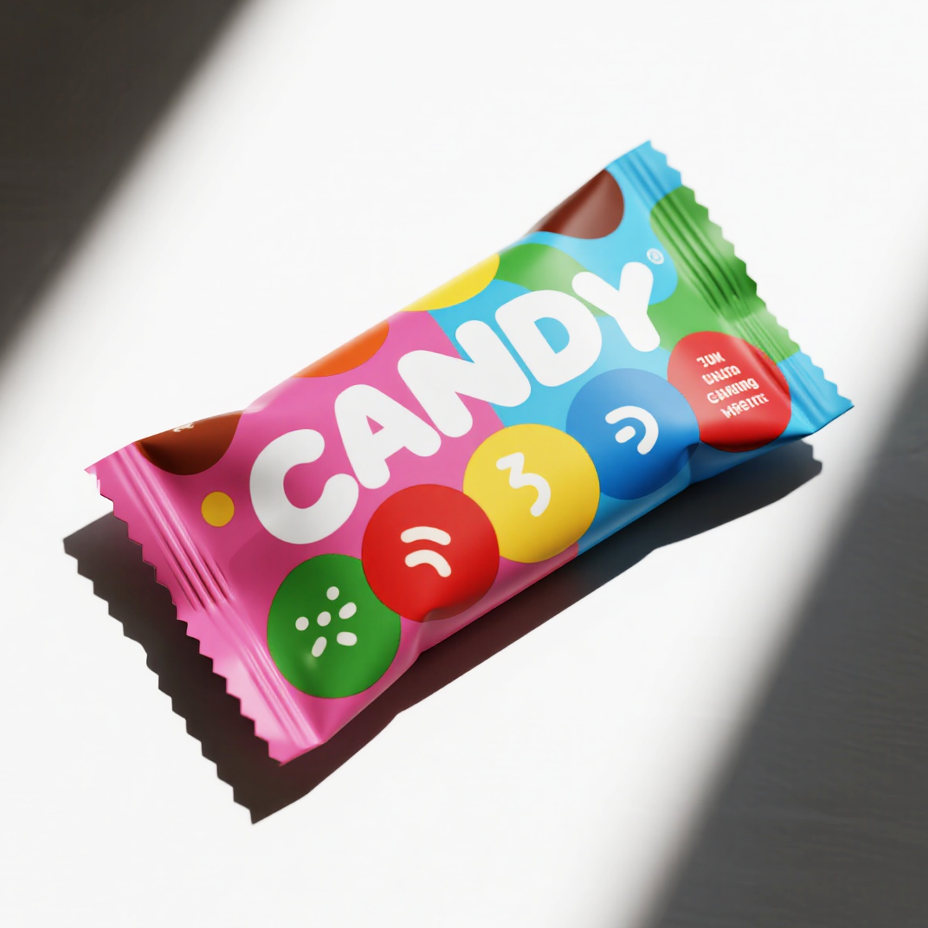 Customized Vibrant Printing Back Side Seal Bag for Candy Gummy Chocolate - image 7