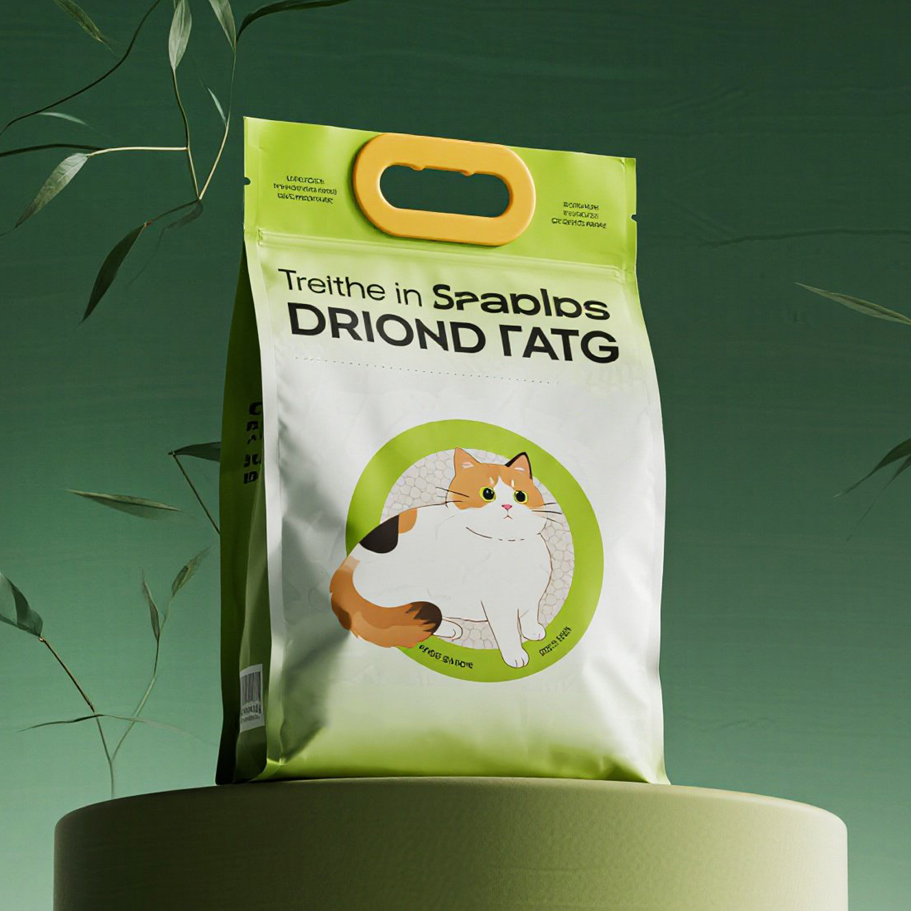 Custom Printed Dust Proof Large Eight Side Seal Pouch for Cat Litter Mylar Bag - image 7