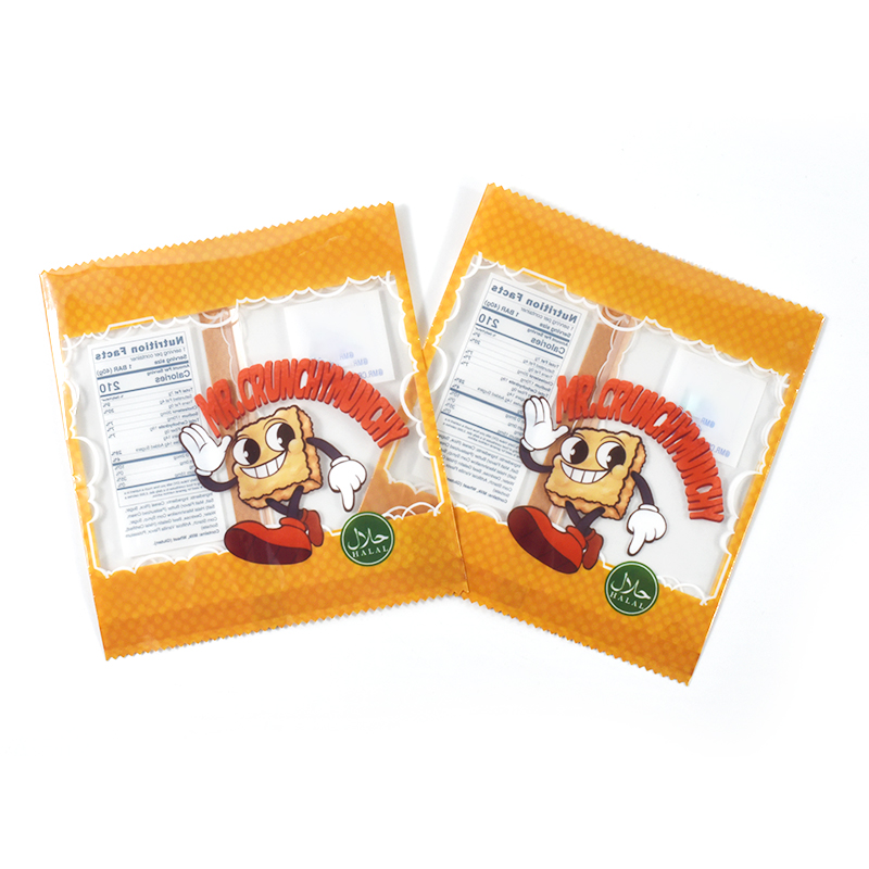 Factory Price Customized Back Sealed Bag with Window for Popcorn Snacks - image 2
