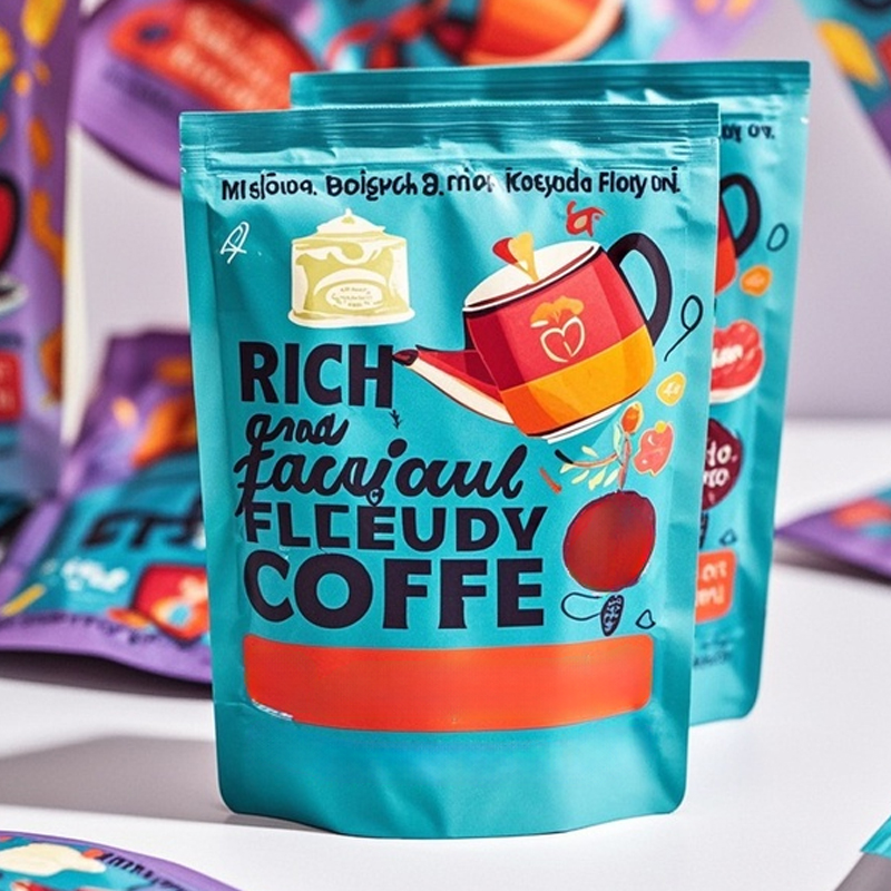 Customized Food Rank Strong Sealing Strength Stand up Pouch for Coffee Powder - image 3