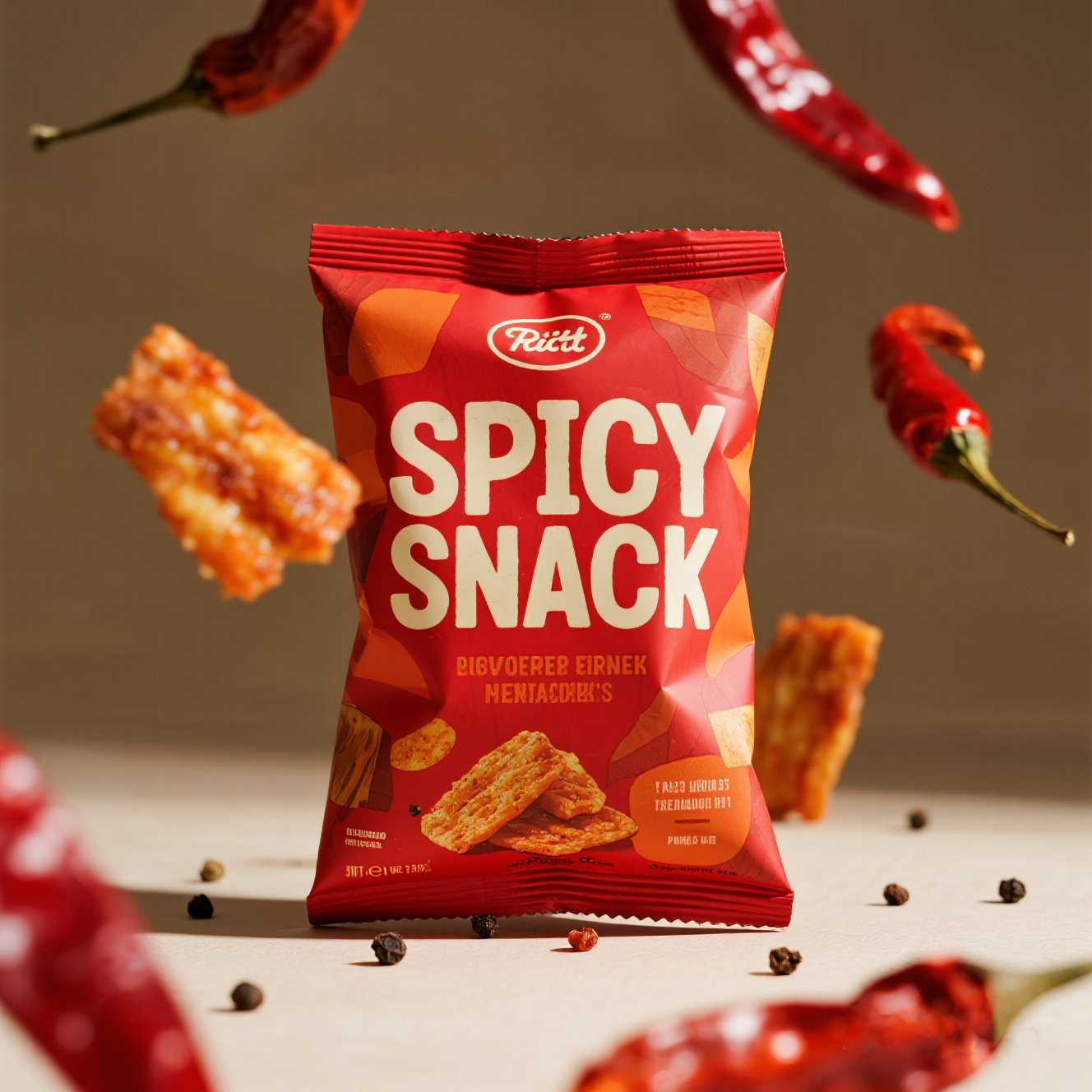 Customized Red Glossy Aluminized Back Side Seal Bag for Potato Chips - image 4