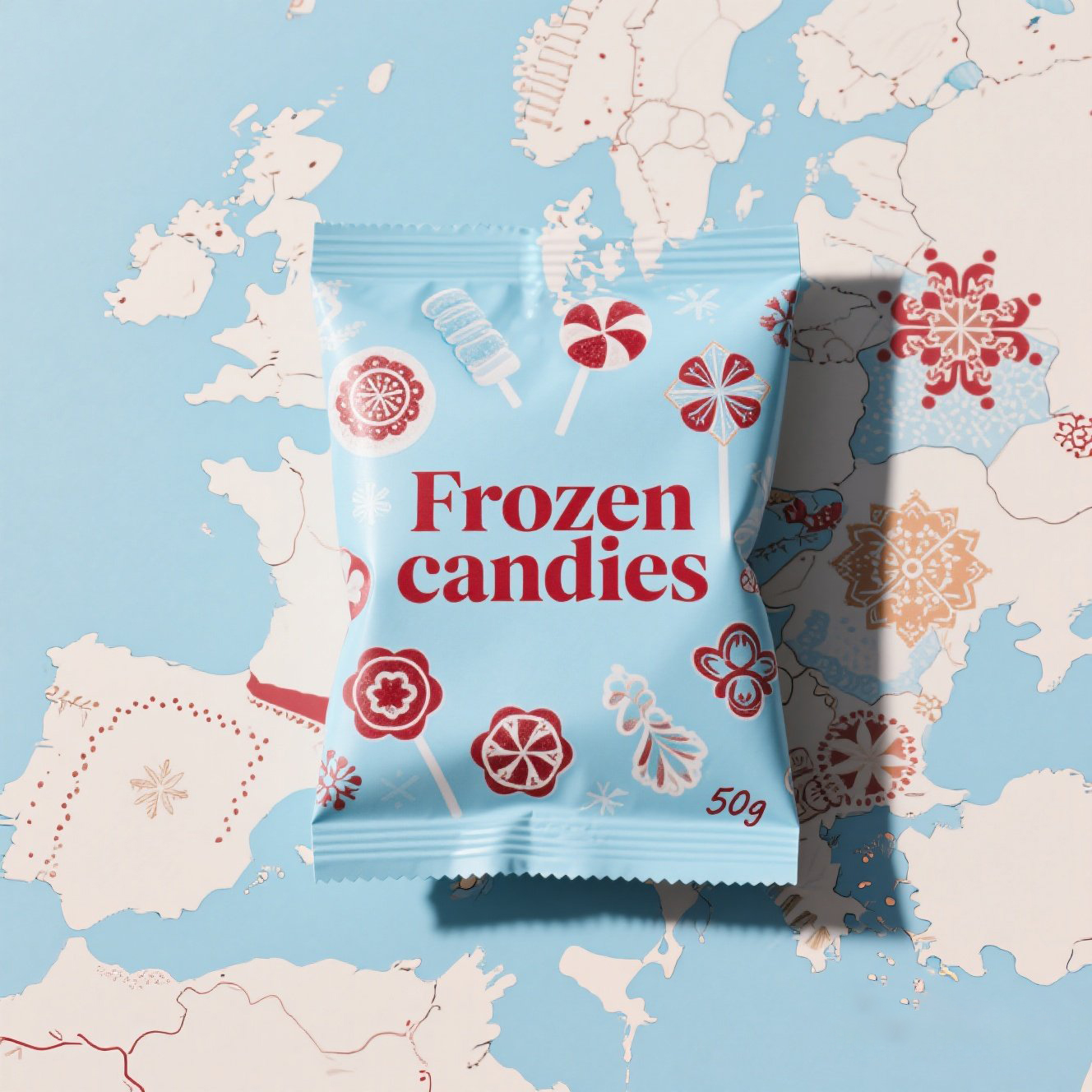 Customized Food Grade Back Side Seal Bag with Colorful Printing for Candy Gummy - image 5