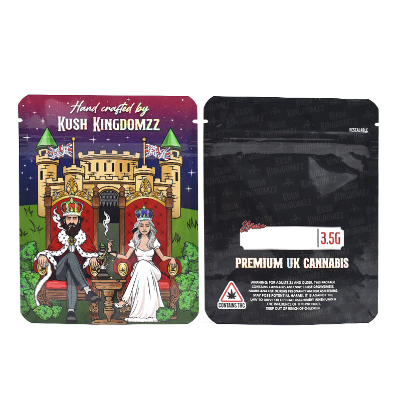 Custom Kush Stand up Pouch with Zipper Top - image 4