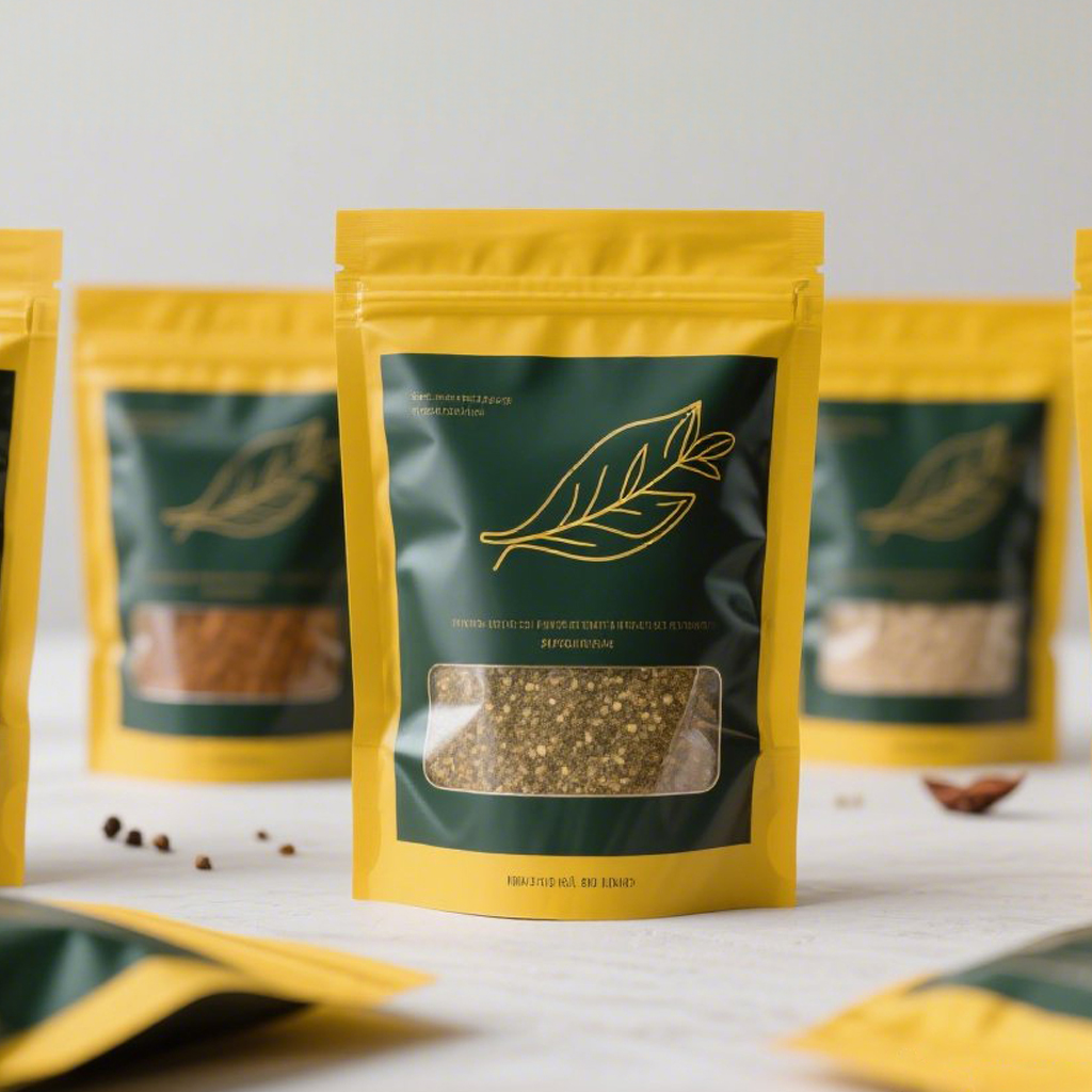 Custom Printed Multi-layer Composite Stand up Pouch with Resealable Zipper for Seasoning - image 4