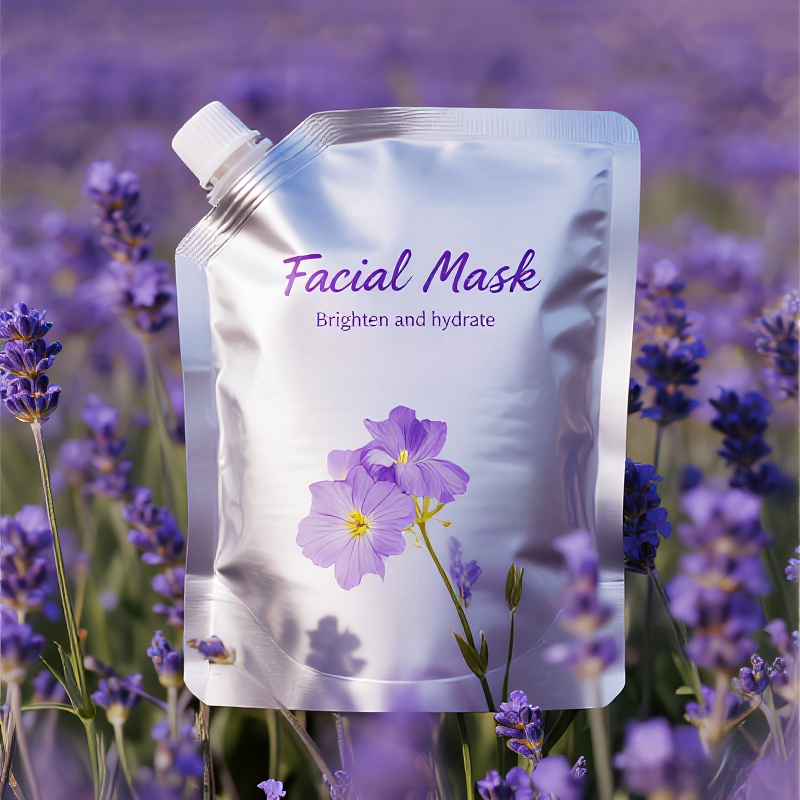 Customized Own Design Logo Stand up Pouch with Spout for Skin Care Facial Mask - image 2
