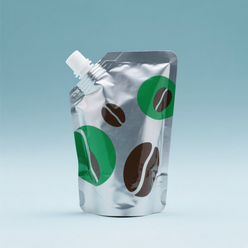 Customized Metallic Spout Pouch with Stand up Bottom for Beverage Drink Coffee  - image 7