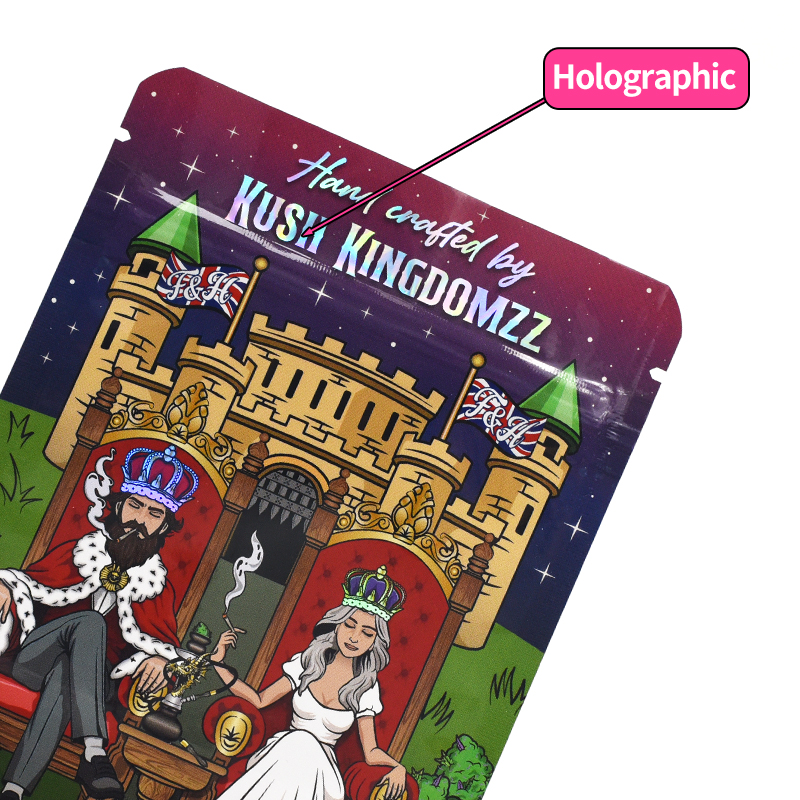 Custom Kush Stand up Pouch with Zipper Top - image 6