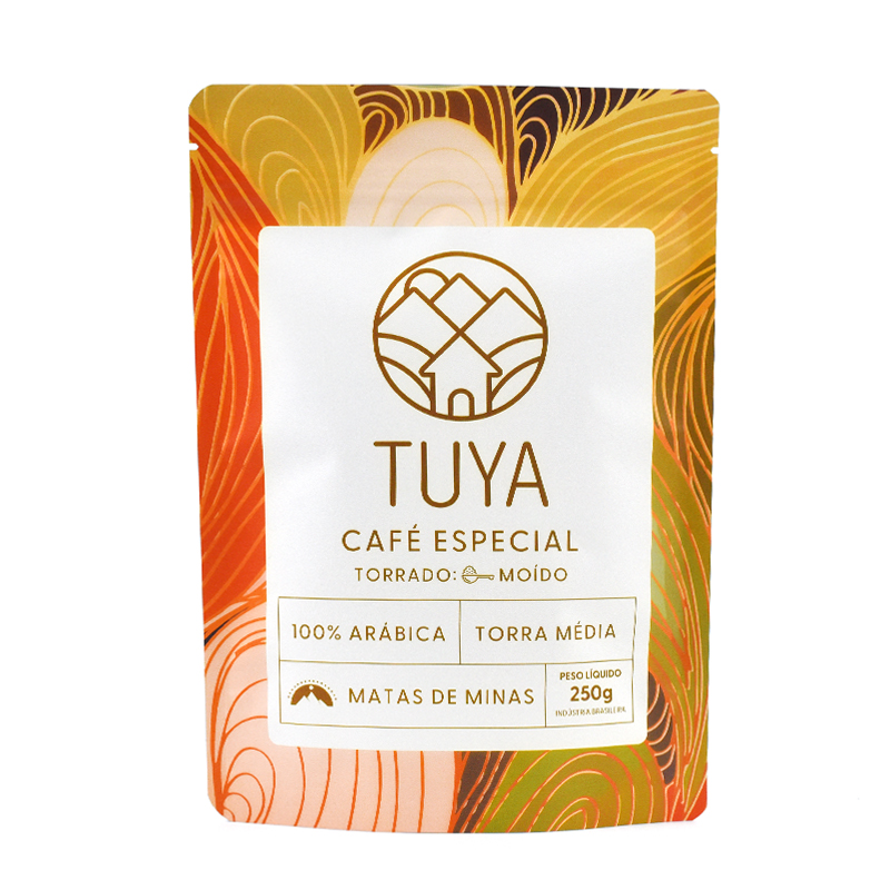 Customization Stand up Pouch with Zipper&Air Valve for 250G Coffee - image 2