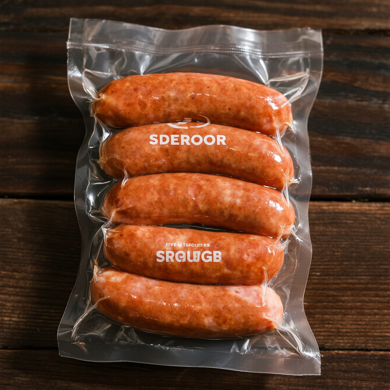 Customized Branded LOGO Transparent Vacuum Bag for Sausage Mylar Bag - image 3