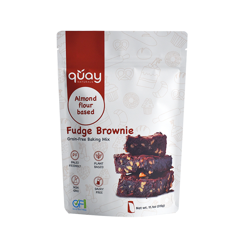 Customized Deign Print Stand up Ziplock Pouch for Brownie Baking Powder