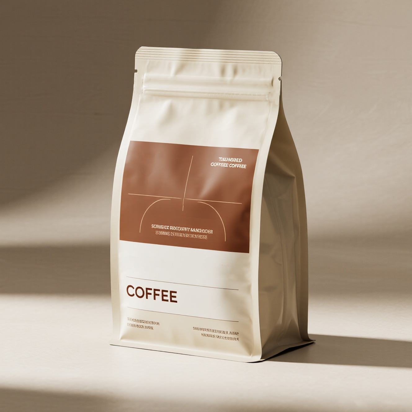 Customized Flat Bottom Pouch with Easy-to-use Resealable Closure for Coffee Beans - image 4