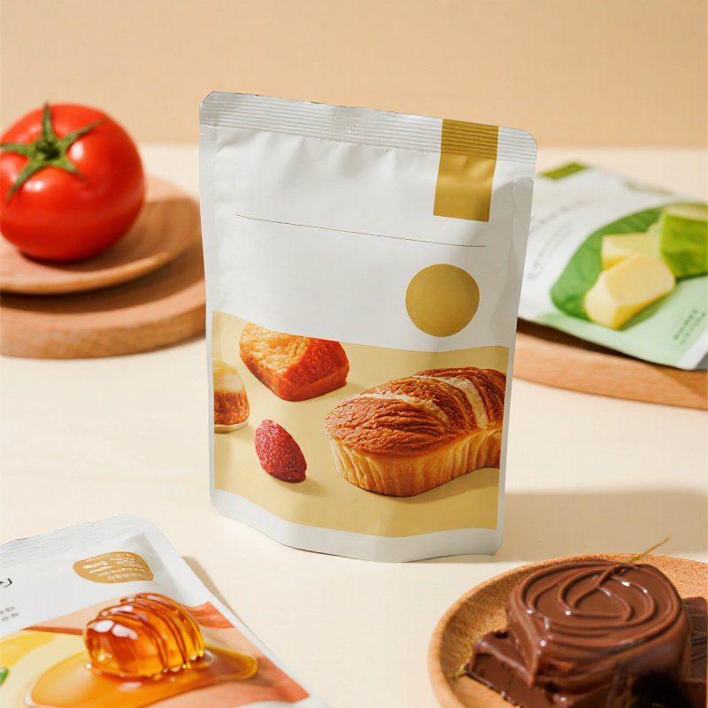 Customized Japanese Brand Stand up Ziplock Pouch for Snack Cake Mylar Bag - image 5