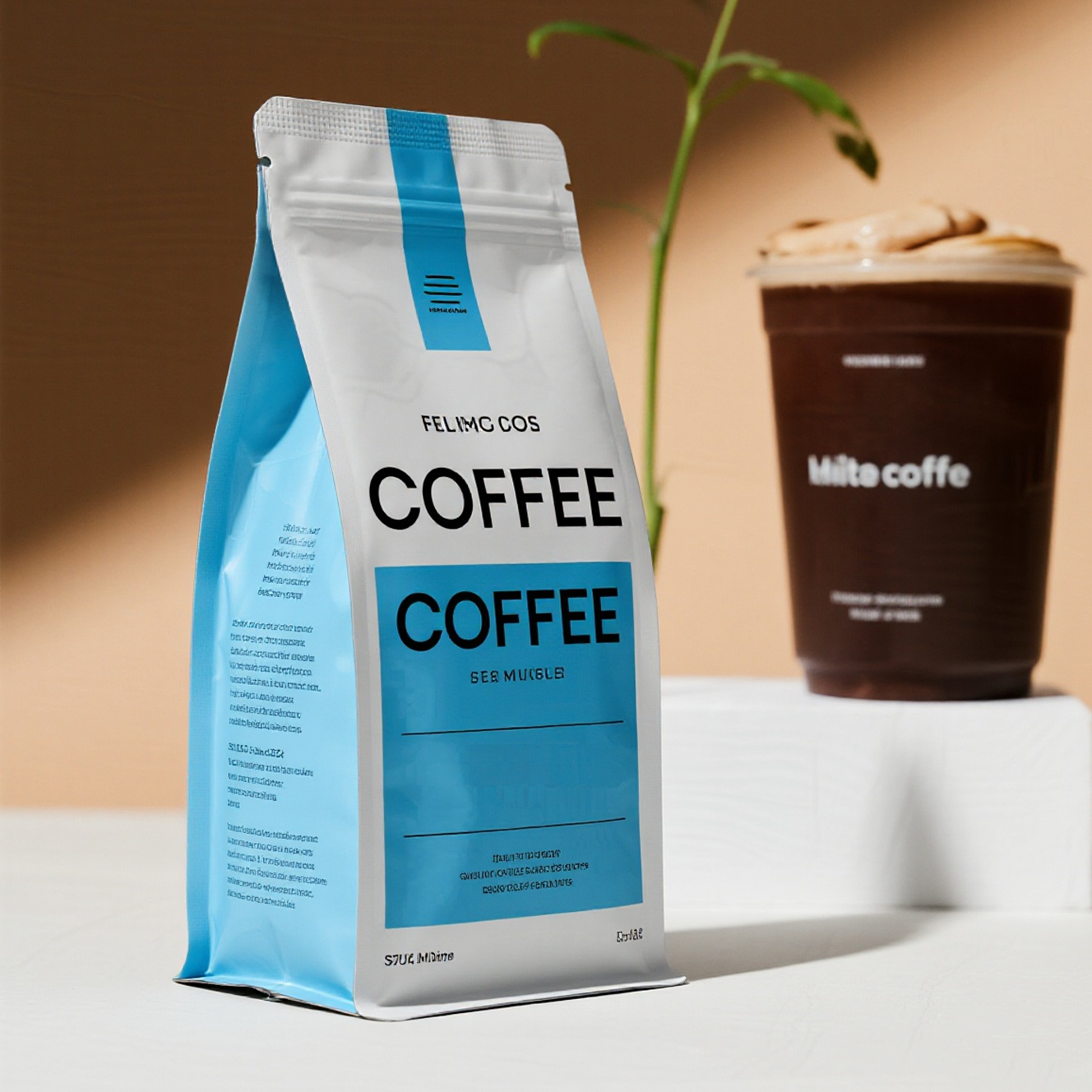 Customized Flat Bottom Pouch with Easy-to-use Resealable Closure for Coffee Beans - image 7