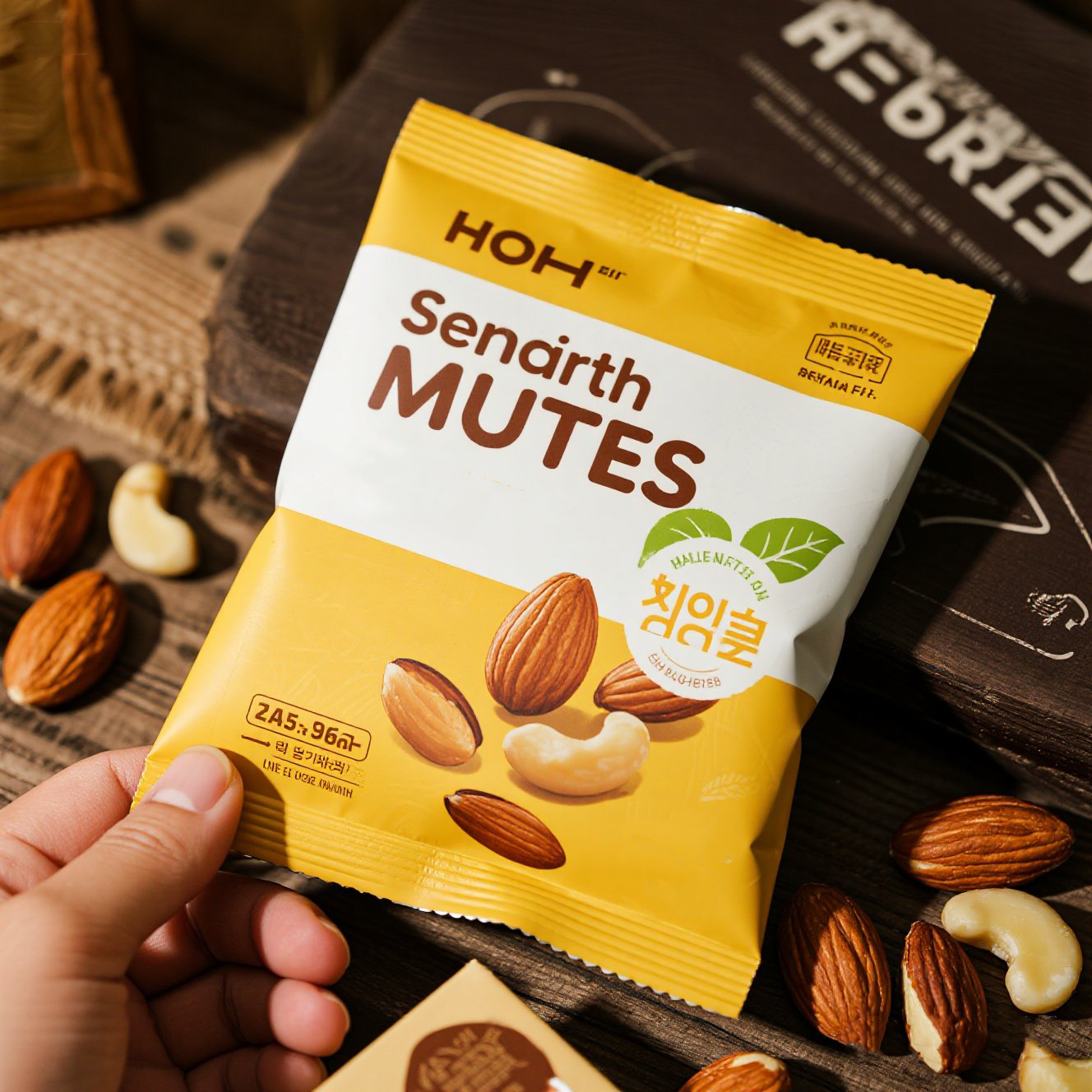 Custom Printed Vibrant Disposable Back Sealed Bag Pillow Pouch for Mixed Nuts - image 4
