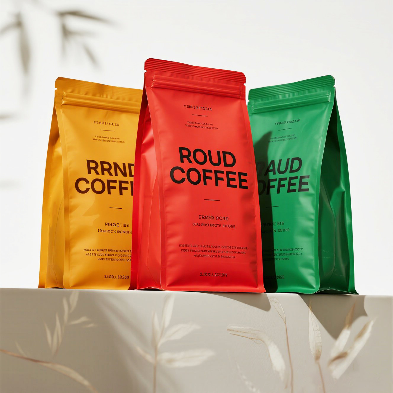 Customized High Quality Eight Side Seal Flat Bottom Pouch for Coffee Beans - image 4