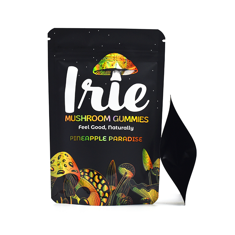 Customized UV Effect Sun Proof Stand up Pouch with Zipper for Cannabis - image 4