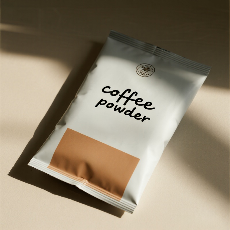 Customized Brown Matte Finish Disposable Back Sealed Bag for Instant Coffee Powder - image 5