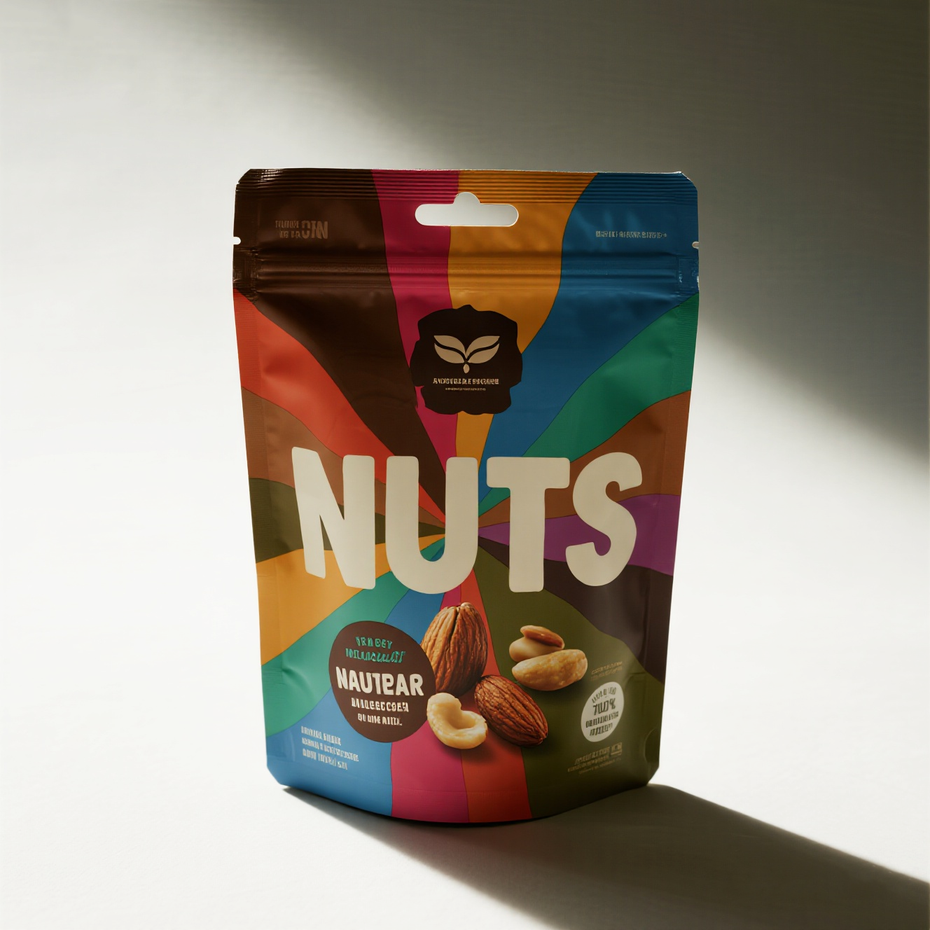 Customized Flexible Stand up Pouch with Special Shaped Window for Nuts Snack - image 3
