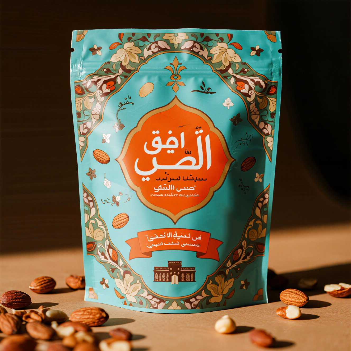 Custom Printed Oxygen Barrier Stand up Ziplock Pouch for Mixed Nuts Mylar Bag - image 2